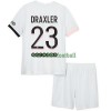 Maillot de Supporter Paris Saint-Germain Julian Draxler 23 Extérieur 2021-22 Pour Enfant